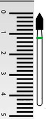 Насадка на фрезер алмазная малая цилиндрическая с острым концом. Киев - изображение 1