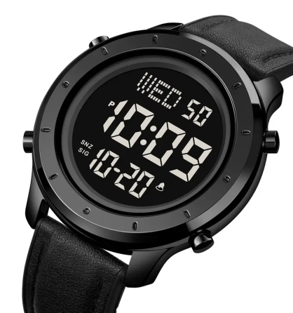 Чоловічий наручний електронний годинник Skmei 1864 (Чорний) Вінниця