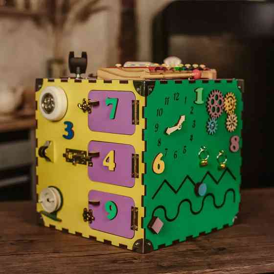 Развивающая игрушка Бизикуб Temple Group TG200123 30х30х30 см Разноцветный Винница