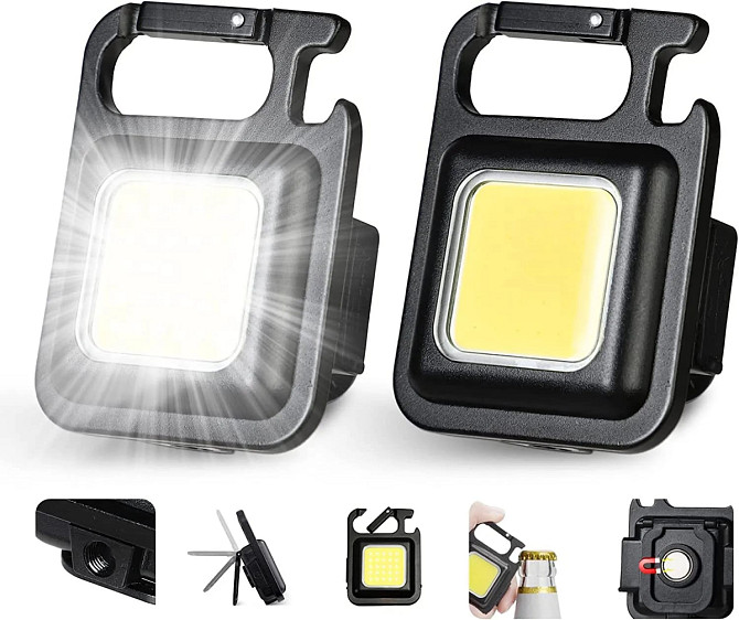 Світлодіодний ліхтарик-брелок на магніті ZTZ Keychain Light 1500LM Миколаїв - фото 5