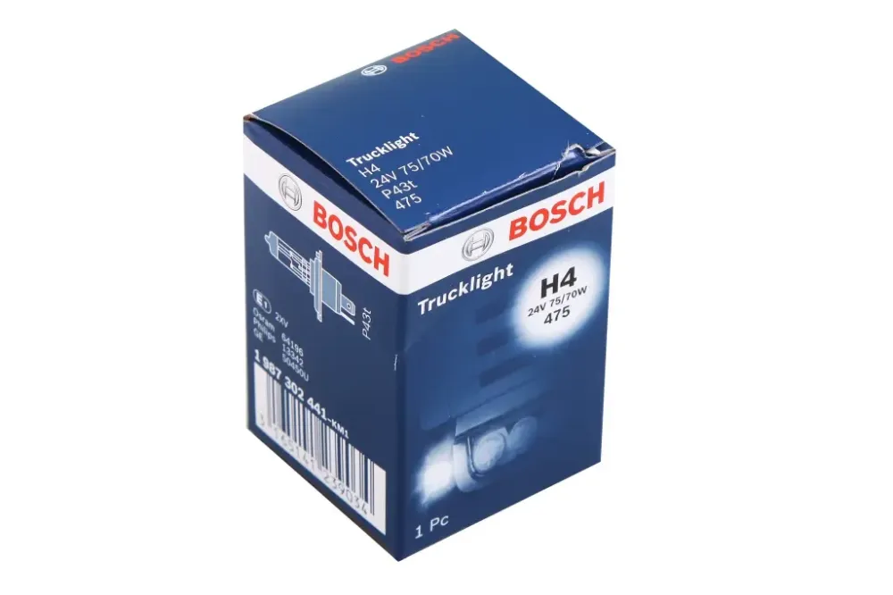 Лампа галогована 24В H4/P43t Bosch 75/70 Вінниця - фото 4