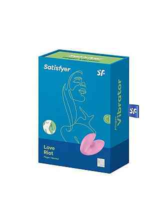 Вибратор на палец Satisfyer Love Riot Pink, 12 вариантов использования Sex Aura Киев