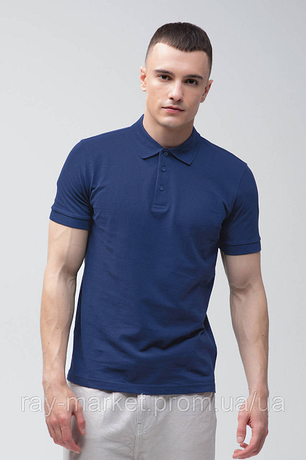 Поло класичне Stedman Lux Polo чоловіче темно-синє (ST9060-NAV) 3XL Київ - фото 8