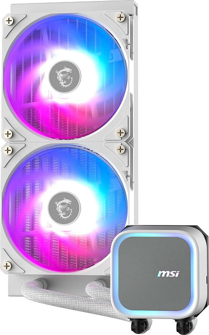 Система водяного охолодження MSI MAG CoreLiquid A13 240 WH Білий Харків - фото 1