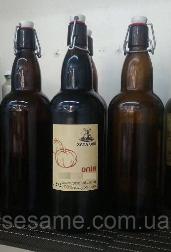 Масло Кунжута белого холодного отжима 100% натуральное 200 мл (Украина) 1 Литр Харьков - изображение 1