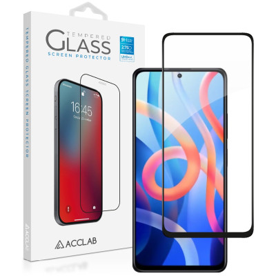Стекло защитное ACCLAB Full Glue Xiaomi Redmi Note 11 5G Black (1283126522772) Винница - изображение 1