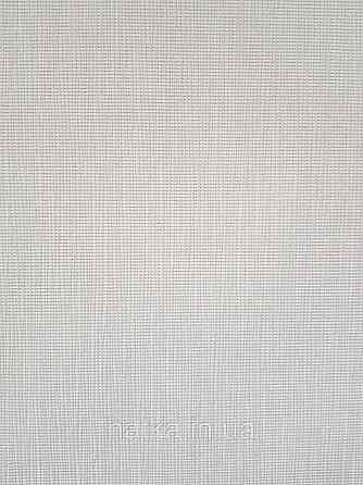 Шпалери вінілові на флізеліні Sintra Simmetria однотонні структурні тонка смужка сіро-зелені 523629 Київ