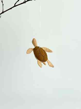 Мягкая фетровая игрушка морська черепаха ручной работы – безопасная развивающая игрушка Киев