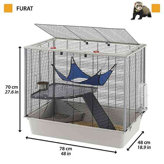 Клітка для тхорів і щурів Ferplast Furat (Ферпласт Фурат) Запоріжжя