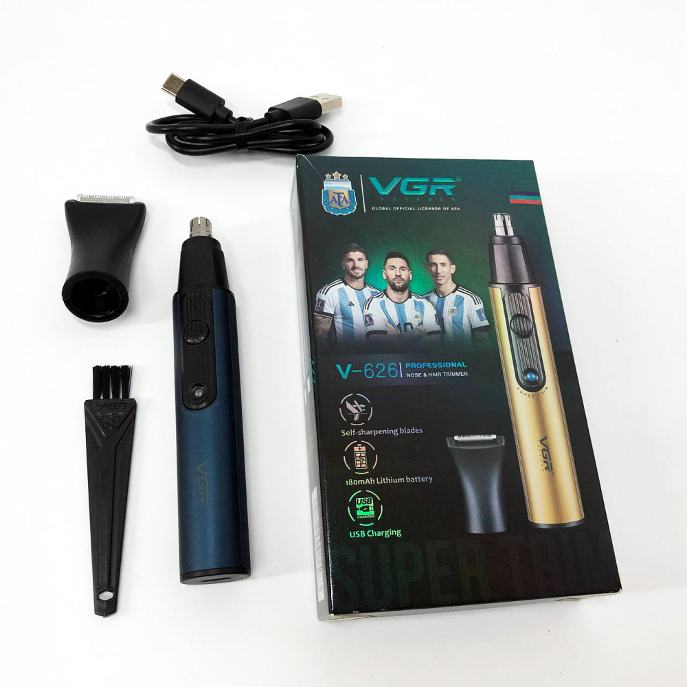 Триммер для носа и бровей, Тример для ушей на батарейках Триммер бритья ушей BY-45 Львов - изображение 1