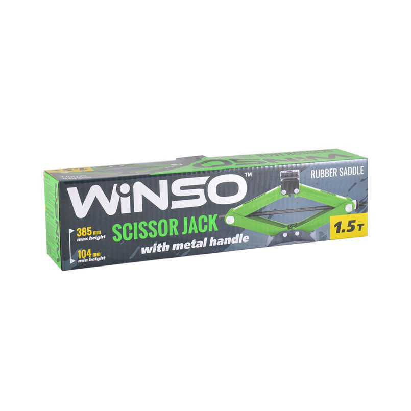 Домкрат ромбовий Winso 1,5т 104-385мм Львів - фото 4