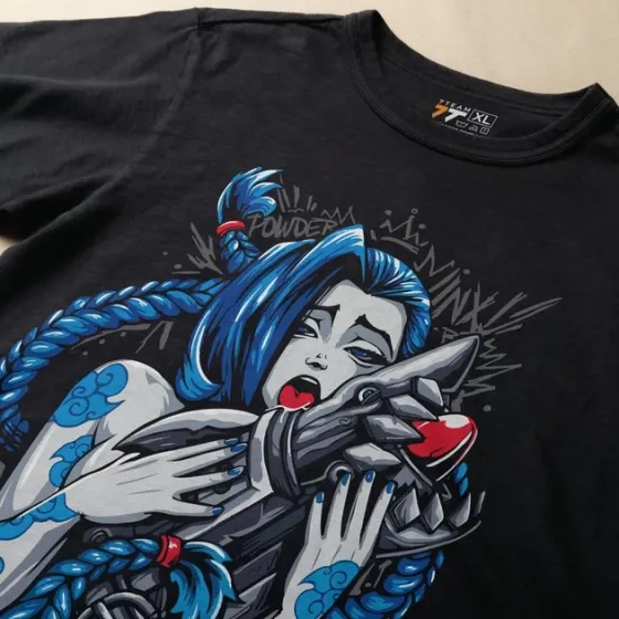 Футболка мужская с принтом Джинкс Touch Me Размер 48 Anime0905 Днепр