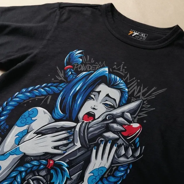 Футболка мужская с принтом Джинкс Touch Me Размер 48 Anime0905 Днепр - изображение 3