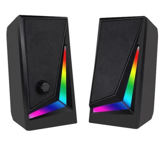 Колонки компьютерные Music Dj MJ-100A RGB 8864 Днепр - изображение 2