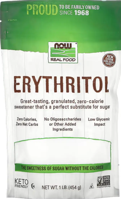 Сахарозаменитель Now Foods Erythritol  454g Киев - изображение 1
