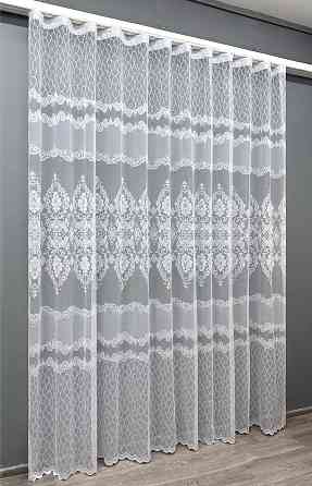 Тюль VR-Textil 1262т Жакард Білий 400х270 см (42-1191) Київ