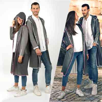 Дождевик Perletti City сірий/білий М (14210708M) Винница