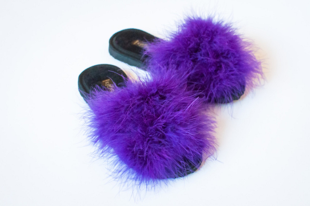 Тапочки детские для девочки PaGo Марабу  фиолетовые Одесса - изображение 9