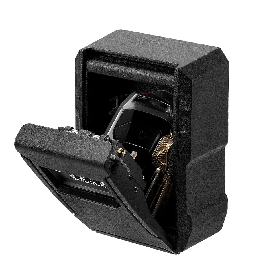 Наружный сейф с кодовым замком Optimus CH-817 (высота 120 мм) Черный Киев - изображение 3