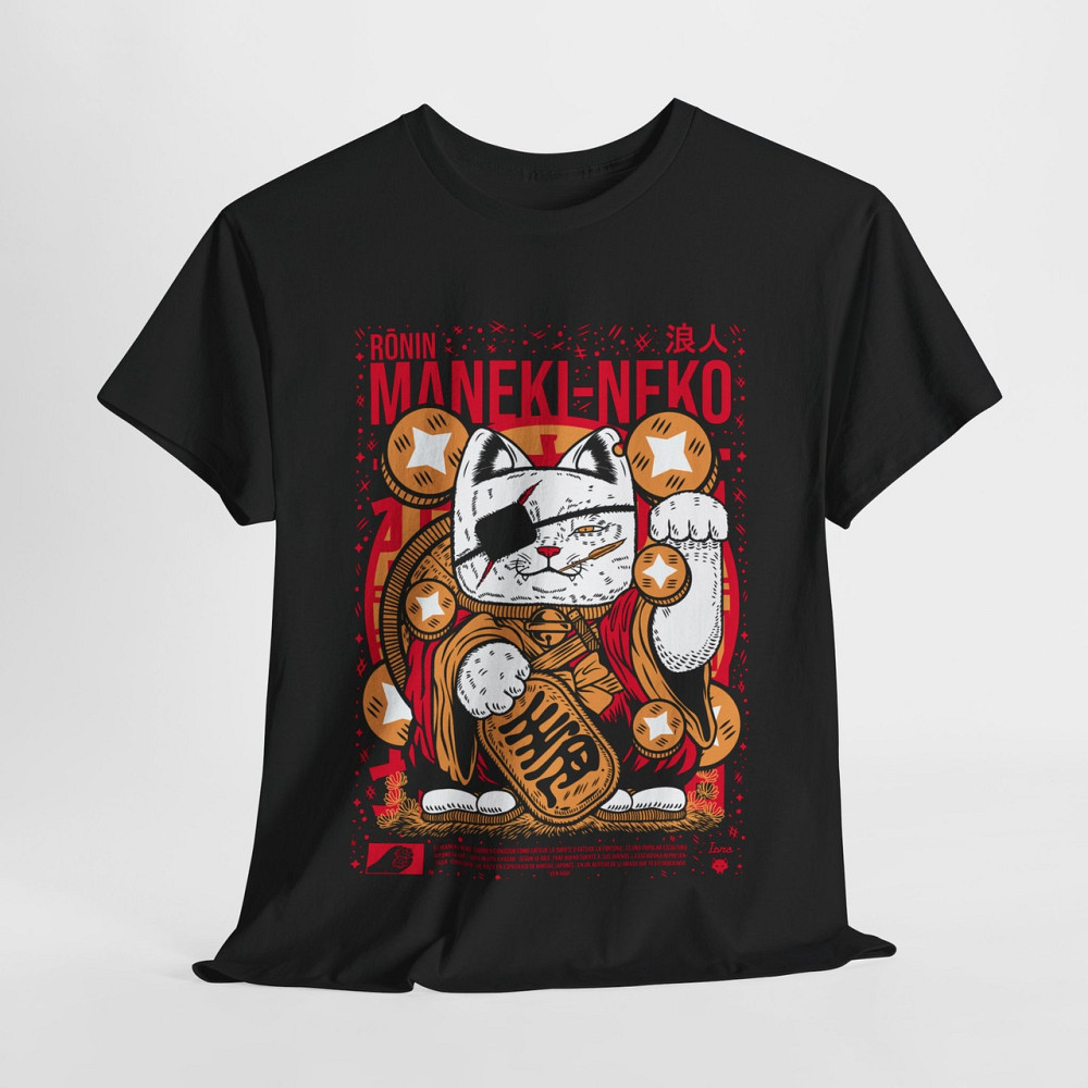 Футболка для хлопчика з аніме принтом Джапанесе Ладй Лукк Манекі оверсайз (зріст від 165 до 180) Чорний AnimeJ0749m Дніпро - фото 6