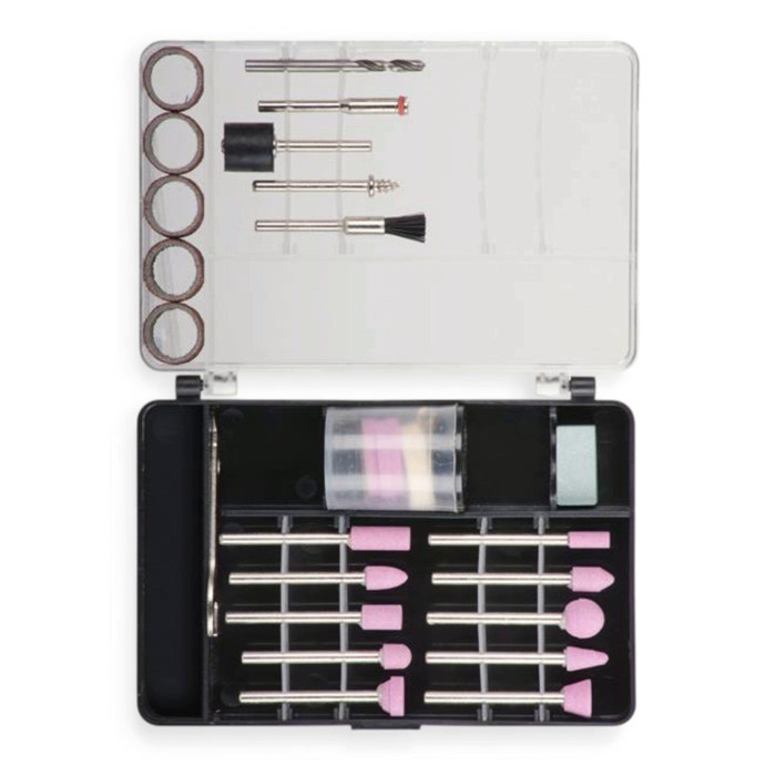 Камені шліфувальні набір 42шт з аксесуарами для гравера, осі 3,2 мм (кейс) Мукачево - фото 4