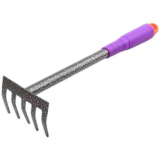 Грабли 5-ти зубов (полая ручка) (ABS) GRAD (5044635) Ровно