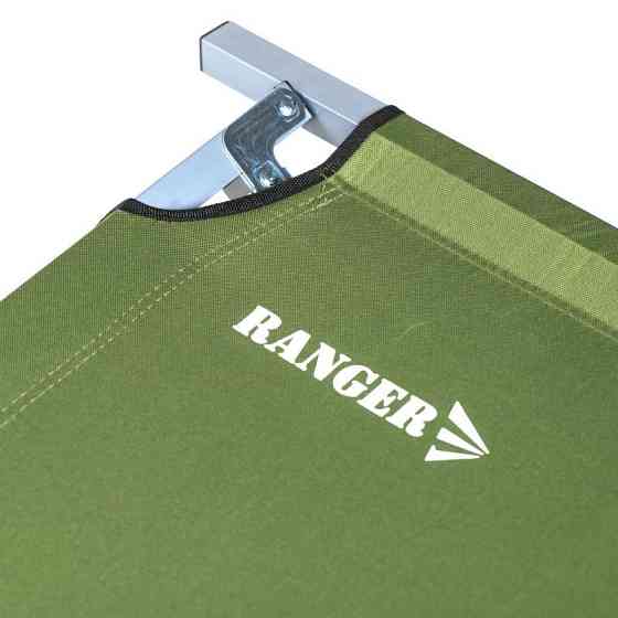 Раскладушка туристическая Ranger Military Steel (RA5518) походная кровать Киев