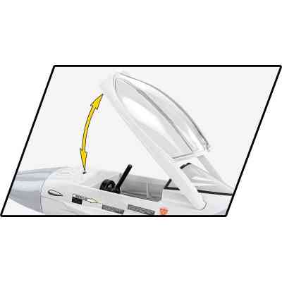 Конструктор Cobi Самолет F-16C Fighting Falcon (UA), 500 деталей (COBI-5893) Винница