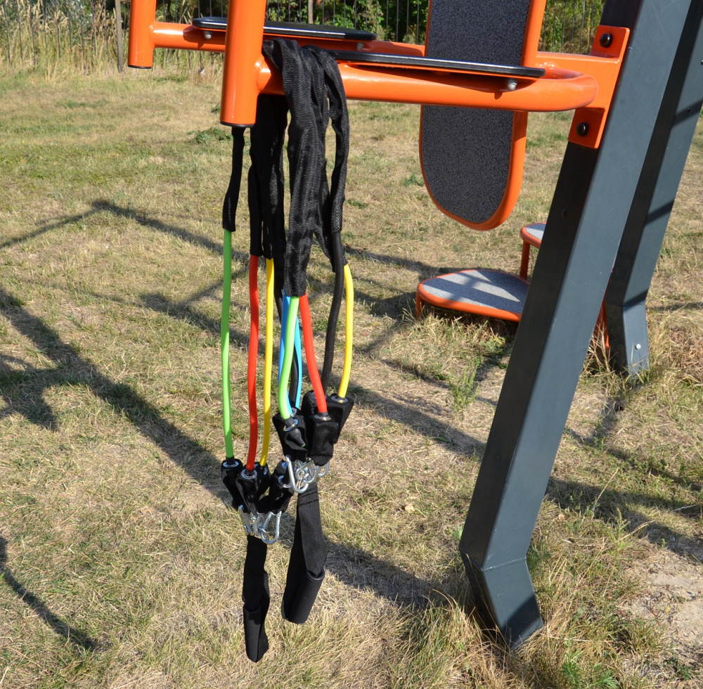 Power System PS-4099 Total Set – набір з 5 трубчастих еспандерів для фітнесу, йоги та реабілітації, максимальний опір 55 кг Київ - фото 6