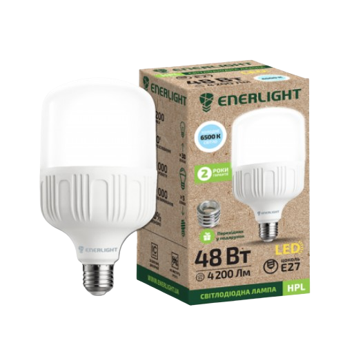 Лампа 48W E27 6500К 165-260V LED HPL Enerlight Житомир - изображение 1