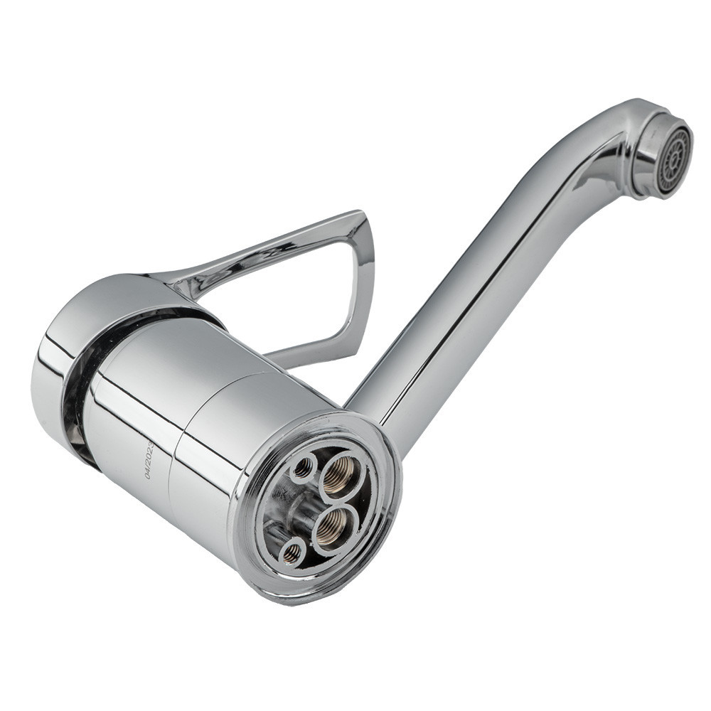 Смеситель s43 Ø40 для кухни гусак прямой 250мм на шпильке TAU SM-2B244C (9843130) Киев - изображение 7