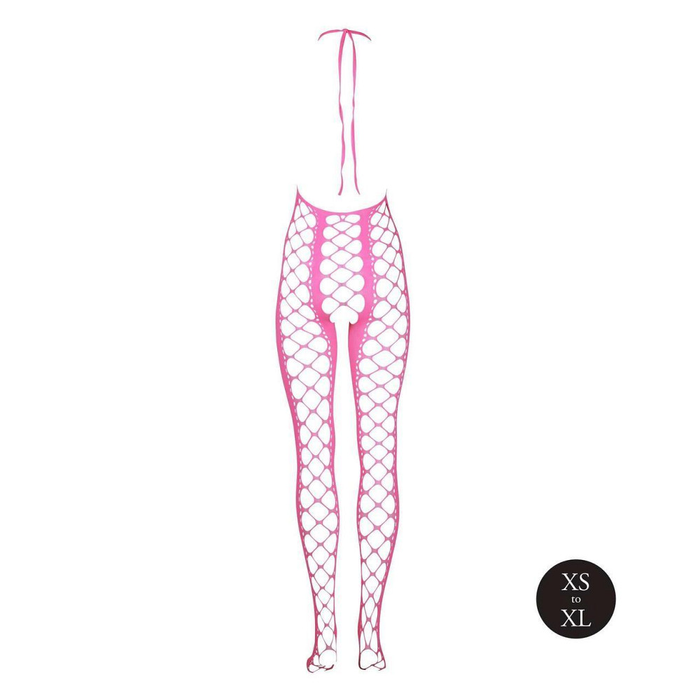 Бодістокінг - Ouch! Bodystocking With Halterneck Pink, XS/XL Sex Aura Київ - фото 7