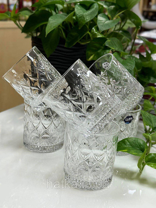 Набір склянок OLens "Орієнт" 270 мл 6 шт. низький прозорий для дому та ресторанів 102-692 Київ - фото 3