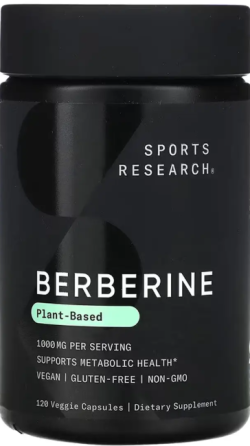 Берберин Sports Research Berberine 1000mg 120 вег капс Киев