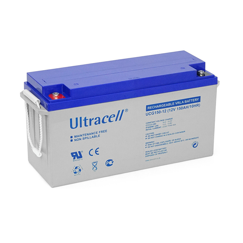 Акумуляторна батарея Ultracell UCG150-12 GEL 12 V 150 Ah (485 x 170 x 240) White Q1/34 Київ - фото 1