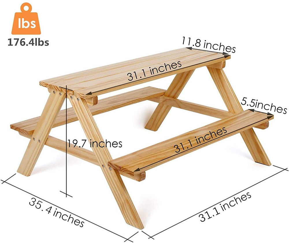 Дитячий садовий столик "Багроу" бланже Миколаїв - фото 2