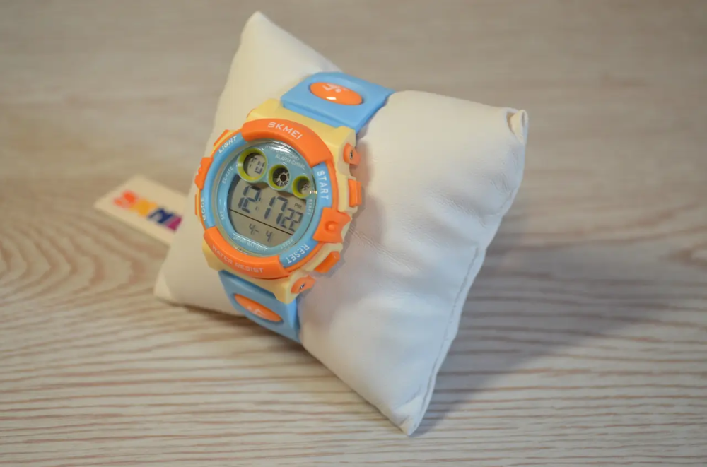 Дитячий спортивний наручний годинник Skmei 1451 Жовтий з блакитним Вінниця - фото 8