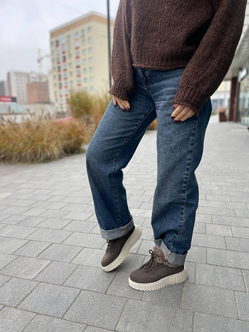 VIKA Черевики жіночі VIKA кофе натуральна замша зимові низький хід 36р. (5678) Коломыя - изображение 7