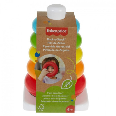 Розвиваюча іграшка Fisher-Price Пірамідка з еко-матеріалів (GRF09) Вінниця - фото 7