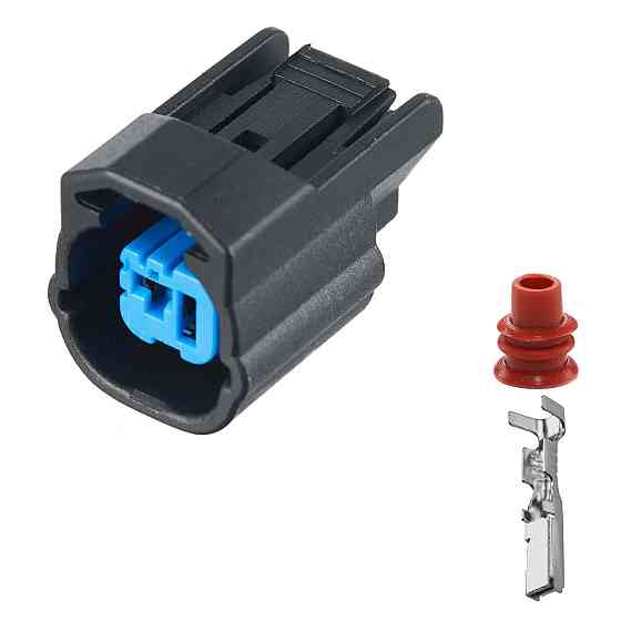 Разъем коннектор 1-кон., Датчик Детонации, 6189-0591, SUMITOMO Япония универс., Моторный Acura, Honda 40037 Киев