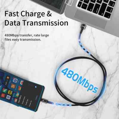 Дата кабель USB 2.0 AM to USB-C 2.0m 100W blue Essager (EXC7A-CGA03-P) Винница