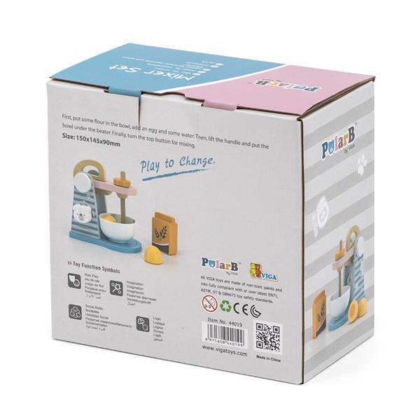 Игрушечный миксер PolarB из дерева (44019) Харьков - изображение 5