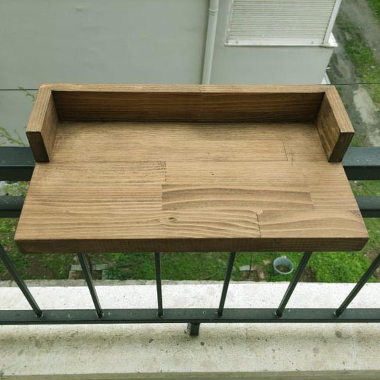 Подвесной балконный столик 