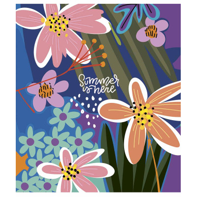 Зошит Школярик Summer is Here 80 аркушів лінія (080-3225L) Вінниця - фото 5