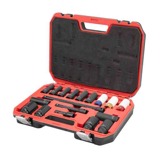 Набір головок та подовжувачів ударних 1/2