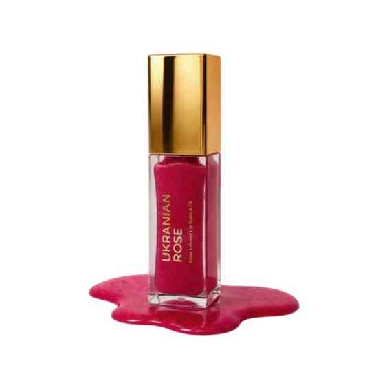 Олійка-блиск для губ Raspberry Rose Ukrainian Rose 7 мл Київ
