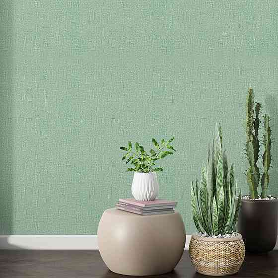 Зеленые самоклеящиеся обои с белым узором Киев