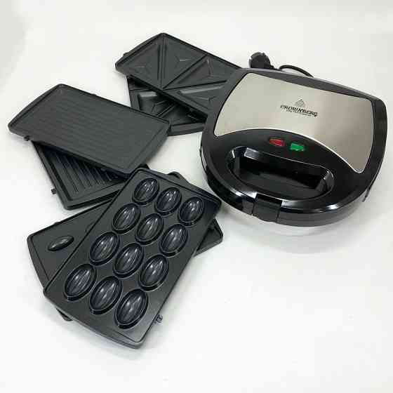 Гриль з притиском для кухні, Бутербродниця для сендвічів з антипригарним покриттям FU-44 Івано-Франківськ