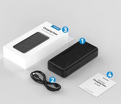 Зарядка DJI Action 5 Pro три слоти PD3 Telesin S0-BCG-34-TDJ Київ - фото 5