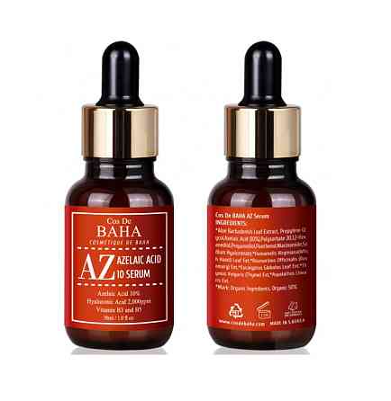 Протизапальна сироватка для лікування акне Azelaic Acid 10 Serum Cos De Baha 30 мл Вінниця